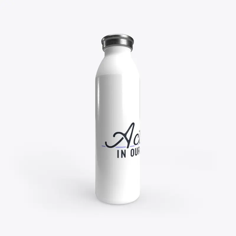 Act In Our Community Water Bottle 